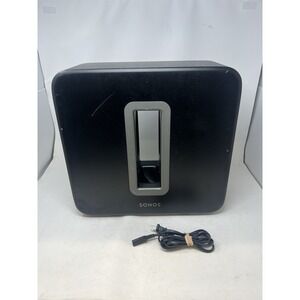 SONOS SUB GEN 1 WIRELESS SUBWOOFER WITH POWER CABLE | SUB FLAT BLACK